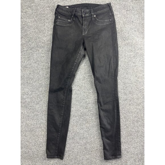 True Religion Jeans Womens 27 Skinny S28131 Stretch Made USA Denim Pants - Picture 1 of 9